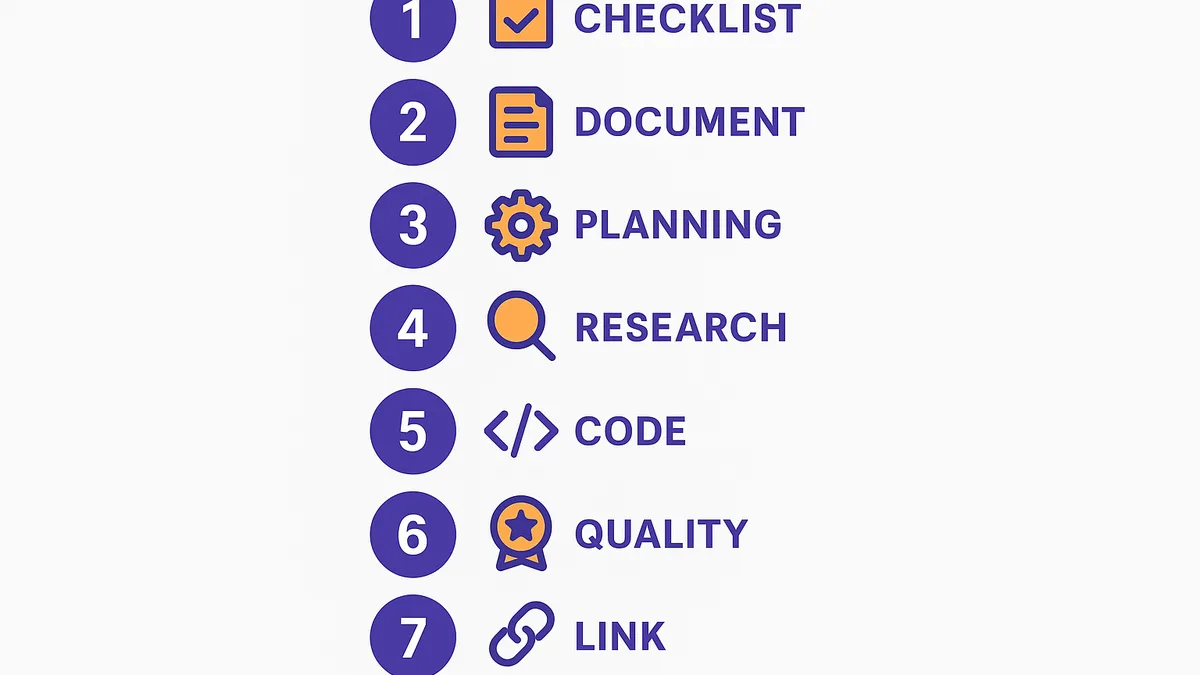 Eight-step checklist infographic for getting a business website cited by ChatGPT and AI search engines
